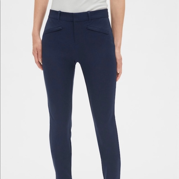 Gap Skinny Ankle Pant in Pindot White - Picture 6 of 6